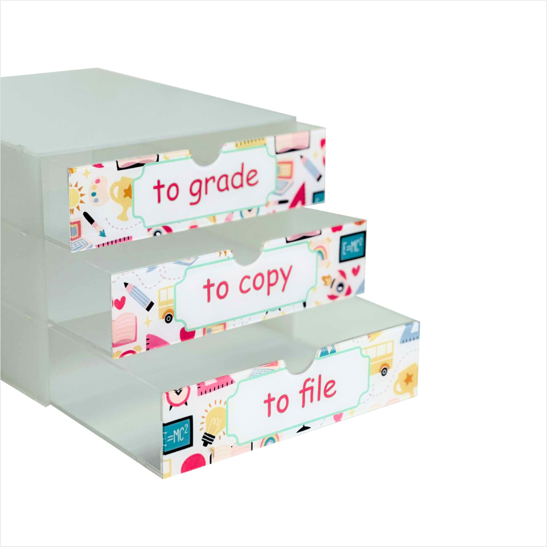 Acrylic Organizer with Drawer – Perfect for Teachers