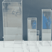 Clear Acrylic Display Boxes / Stands for Perfume & Floral Decoration | صناديق عرض أكريليك شفافة للزهور والعطور – Eplexi Kuwait