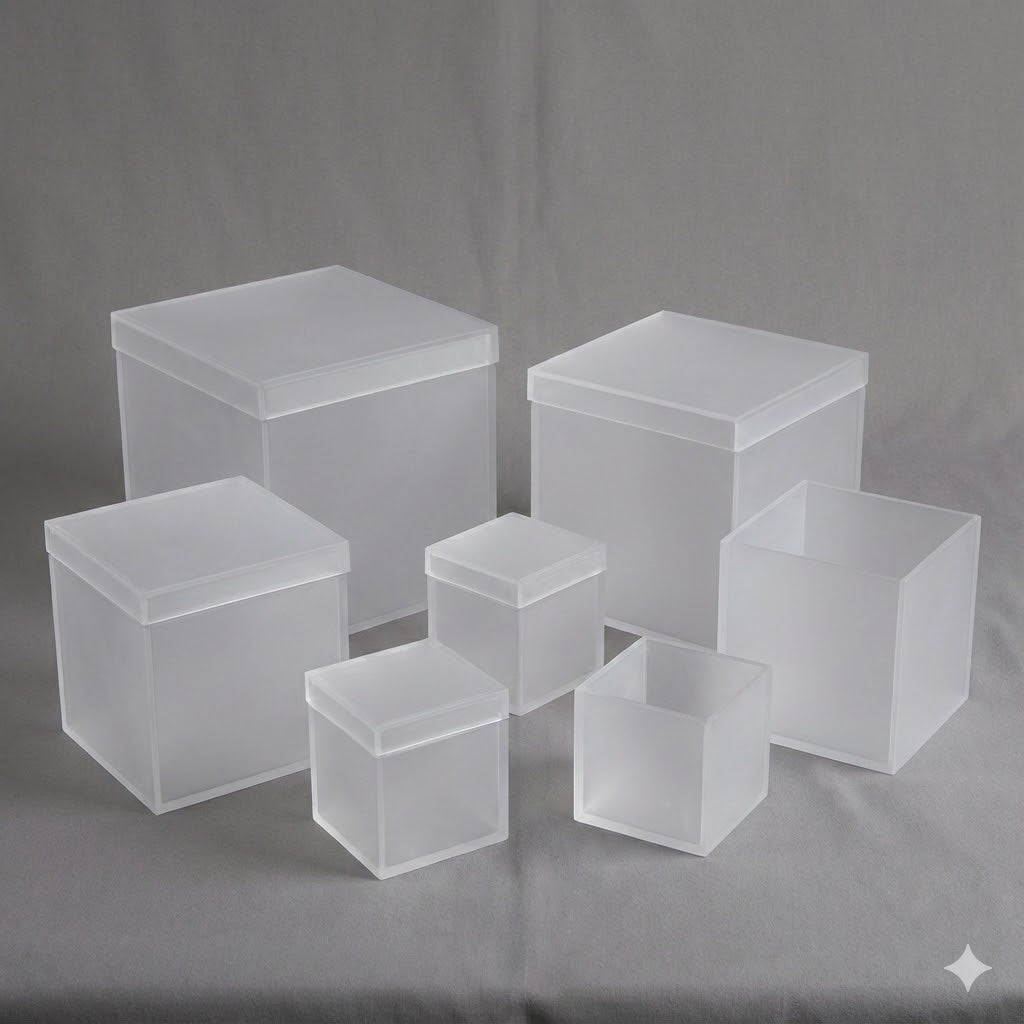 Frosted Acrylic Boxes in kuwait