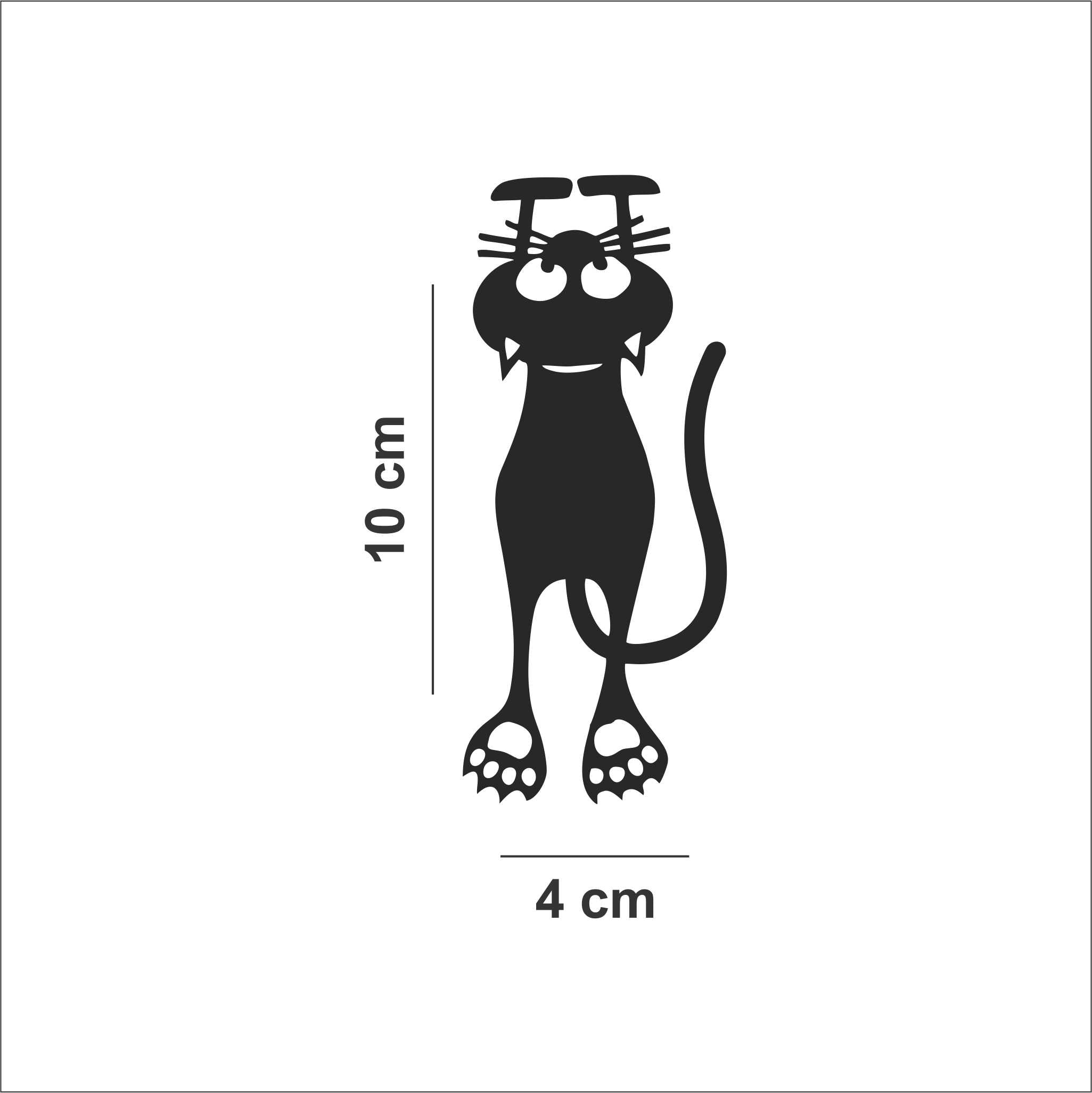 Cute Cat Shaped Bookmark for Students