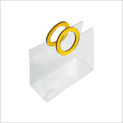 Premium Acrylic Flower Bag with Gold Handle