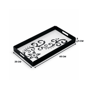 Premium Acrylic Tray | Black and White (Set of 3)