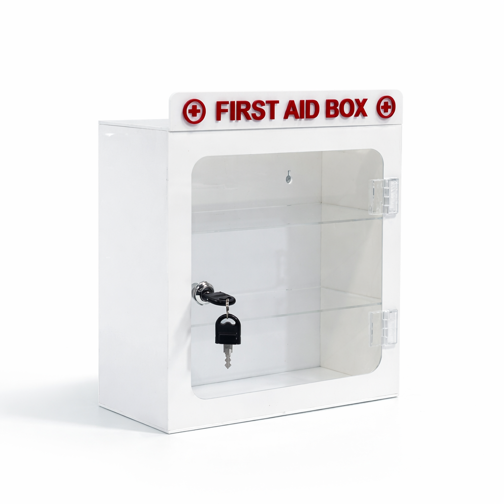 White Acrylic Medical/ First Aid Box in Kuwait.