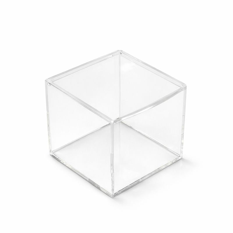 Acrylic Flap Cover Box 10 CM *10 CM *10 CM