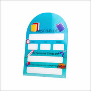 First Day of School Acrylic Sign Plaque – Light Blue
