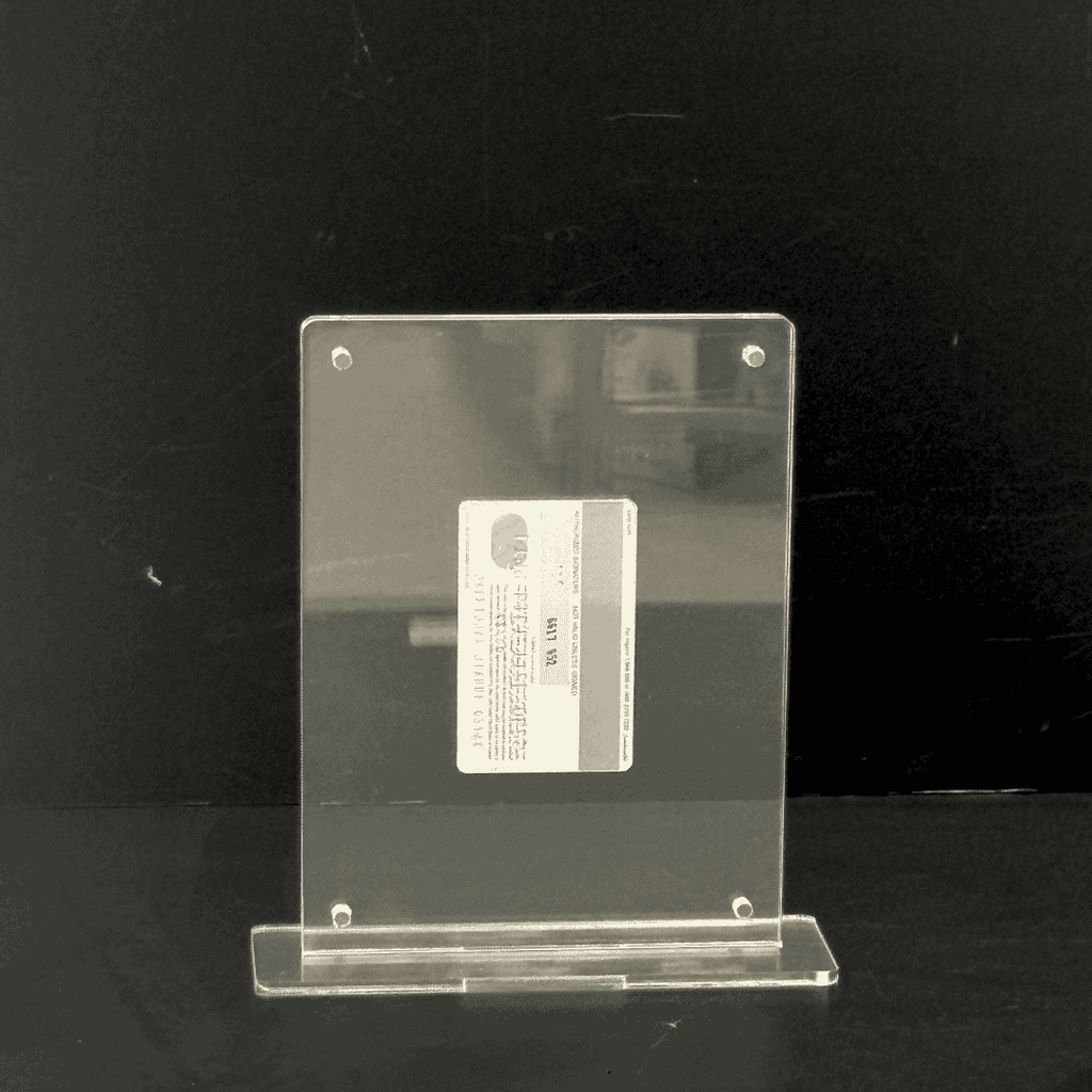 حامل بطاقة صراف آلي مع قاعدة