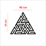 Triangle Pattern Acrylic Wall Décor