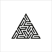 Triangle Pattern Acrylic Wall Décor