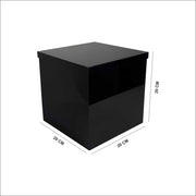 Luxury Black Acrylic Storage Box – علبة فاخرة من الأكريليك الأسود