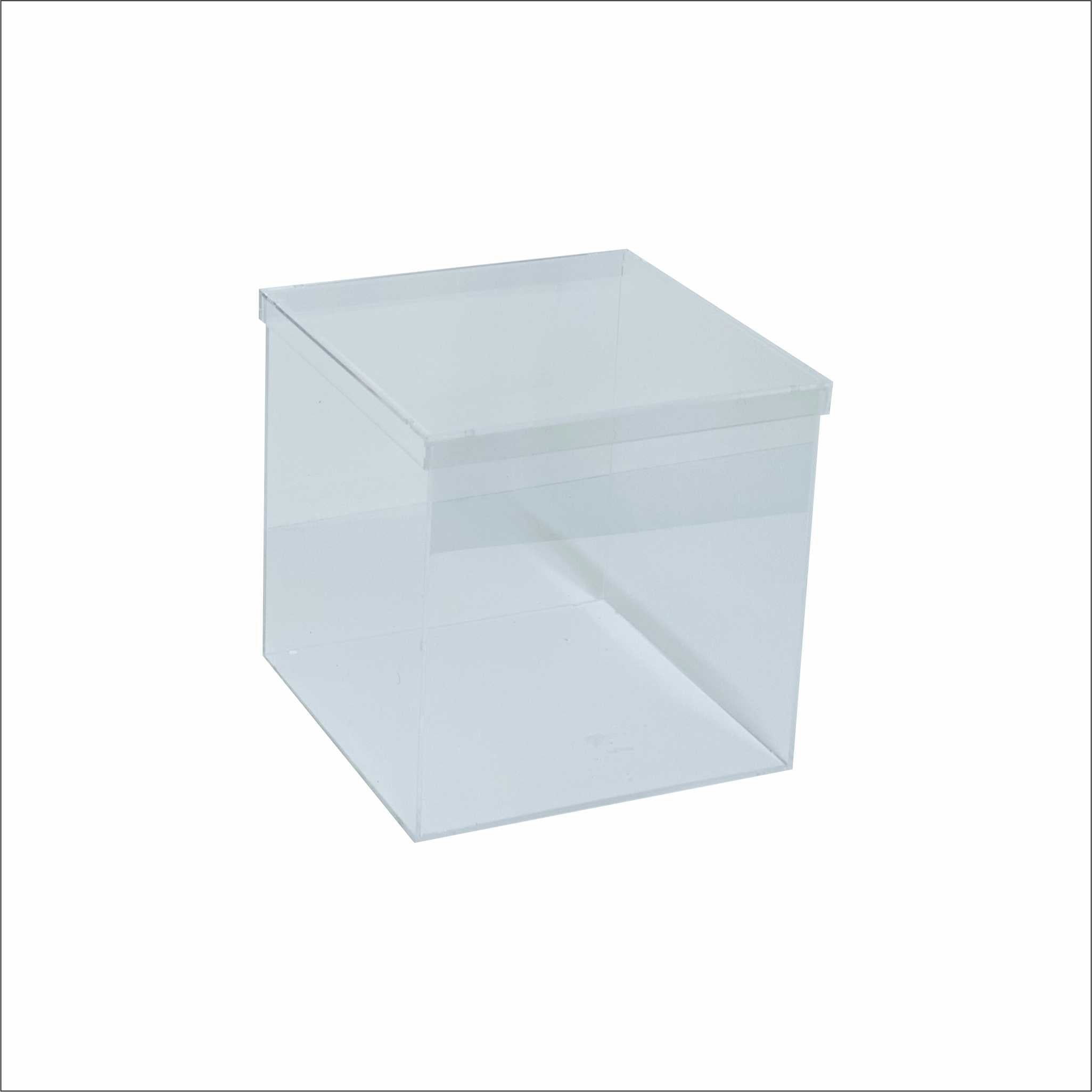 Clear Acrylic Box  25×25×25 CM