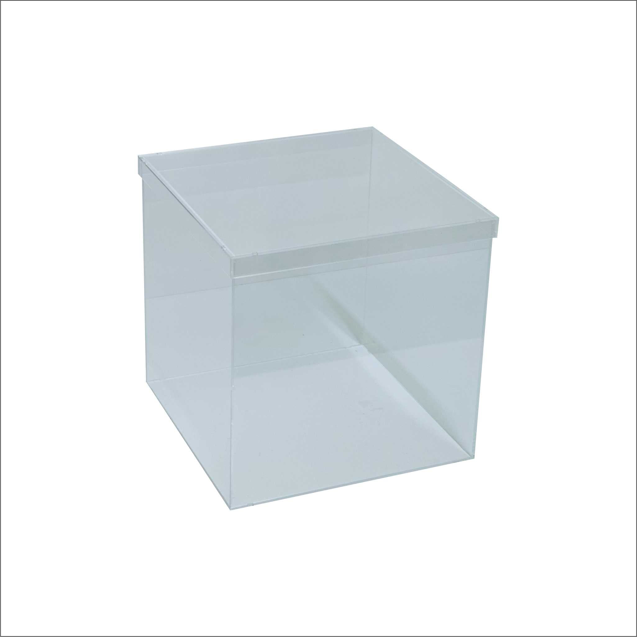Clear Acrylic Box  30×30×30 CM