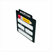 First Day of School Sign Plaques – Back to School (Black)