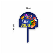 Back to School Acrylic Topper – Custom Size & Fun Design