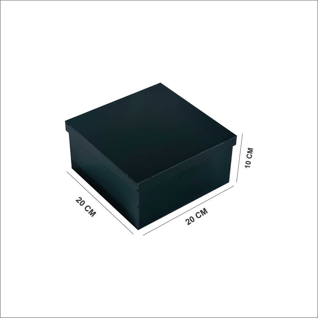علبة أكريليك سوداء Black Display Box للمناسبات والهدايا