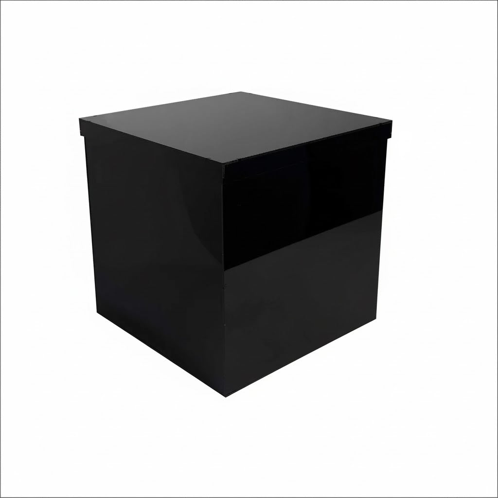 Black Acrylic Box 30cm Kuwait | صندوق بلكسي 30 سم الكويت