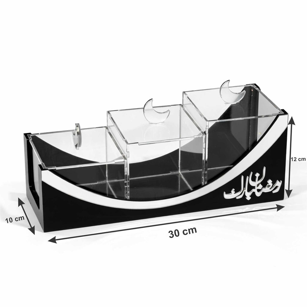 Qamar Royal Acrylic Gift Box for Ramadan Kuwait – بوكس قمر رويال الأكريليك للهدايا الرمضانية في الكويت