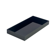 Acrylic  Tray, Black - Multiple Sizes & Custom Options