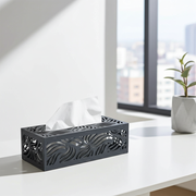 Luxury decorative acrylic tissue holder for modern living room – علبة مناديل فاخرة للديكور المنزلي الحديث