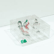 Acrylic Sticker Organizer with Partition for Crafts in Kuwait | منظم ملصقات أكريليك مع فاصل في الكويت