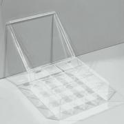Clear Acrylic Sticker Storage Box with Divider Kuwait | صندوق تخزين ملصقات أكريليك مع تقسيم في الكويت