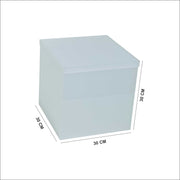 Premium frosted acrylic gift box 30×30×30 CM – صندوق هدية أكريليك مات فاخر 30×30×30 سم