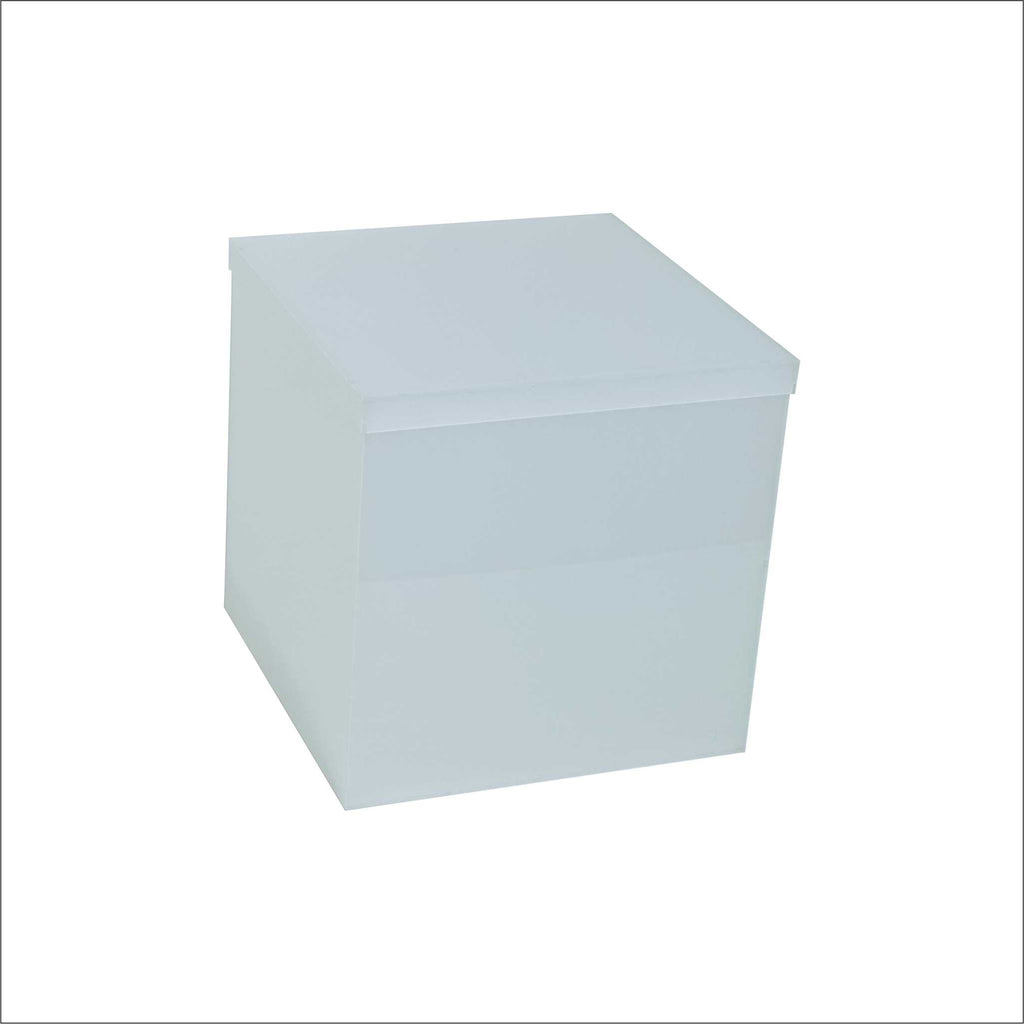 Large frosted acrylic display box 30×30×30 CM – صندوق عرض أكريليك مات كبير 30×30×30 سم