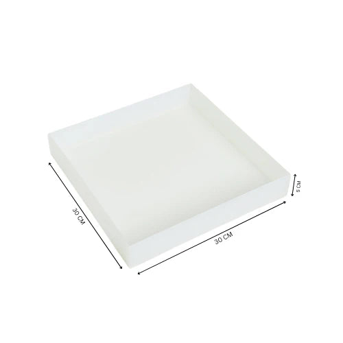 Durable Frosted Acrylic Tray 30×30×5 CM for Home – صينية أكريليك متينة ٣٠×٣٠×٥ سم الكويت