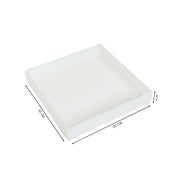 Durable Frosted Acrylic Tray 30×30×5 CM for Home – صينية أكريليك متينة ٣٠×٣٠×٥ سم الكويت