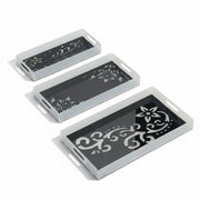 Frosted acrylic tray in Kuwait صينية أكريليك مطفية فاخرة للتقديم والتنظيم بالكويت