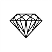 Geometric Diamond Acrylic Wall Art – Minimal Line Art Decor