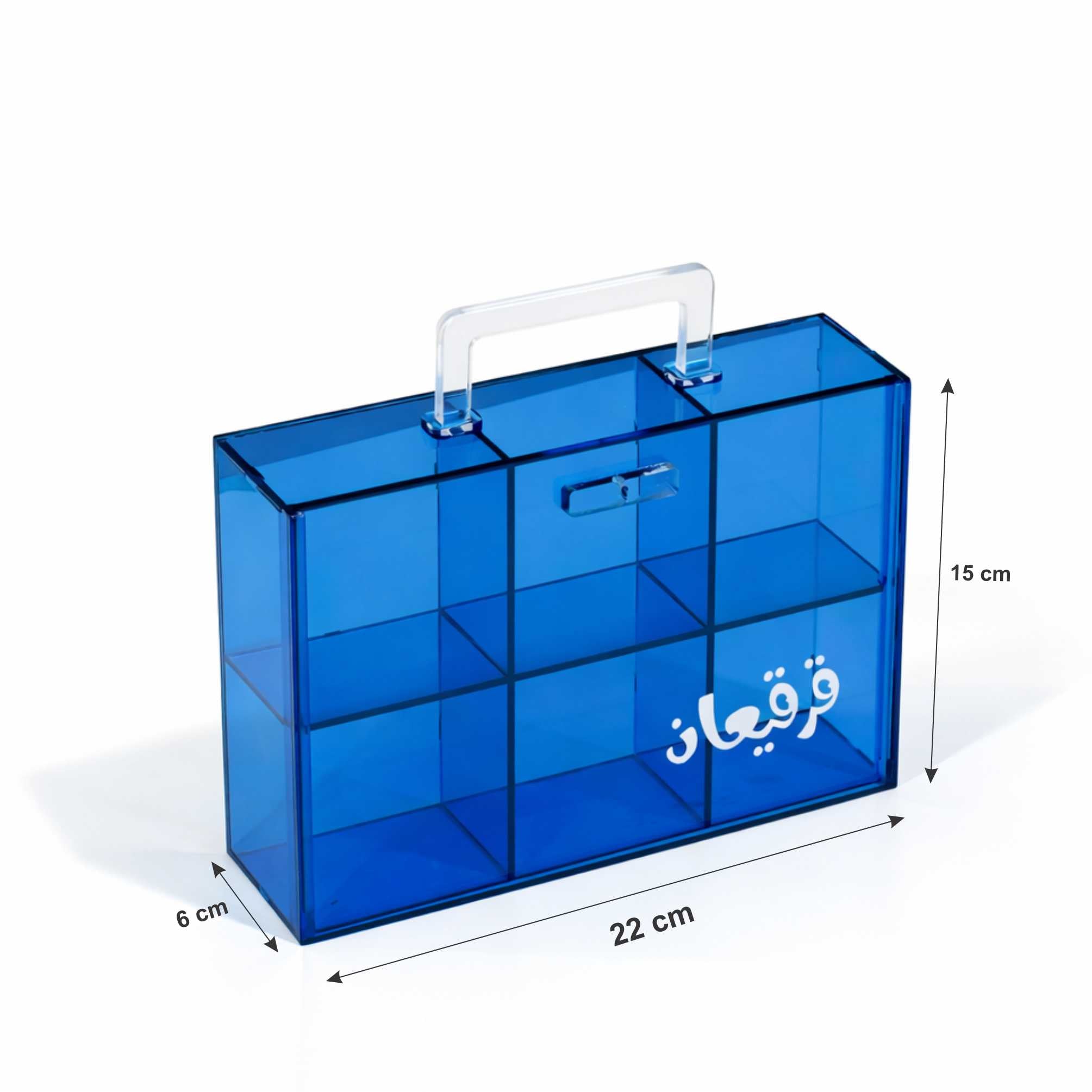 Gargean Premium Special Acrylic Bag Model Box (Transparent Blue)