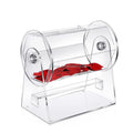 Clear acrylic lucky draw box spinning raffle ticket drum for events and promotions in Kuwait