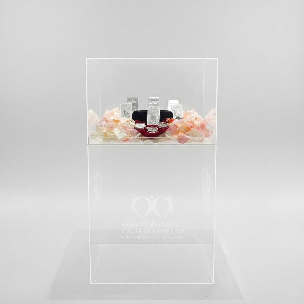 Large Acrylic Display Box with Stand