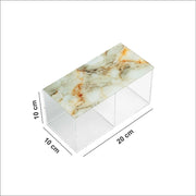 Decorative acrylic box 20×10×10 cm – صندوق ديكور أكريليك بمقاس ٢٠×١٠×١٠ سم