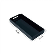 Black Acrylic Serving Tray (3 Sizes Available )