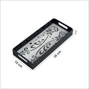 Premium Patterned Black Acrylic |Multiple Sizes