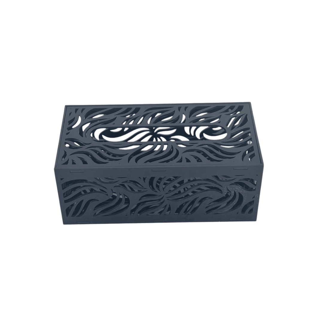 Acrylic Patterned Tissue Box