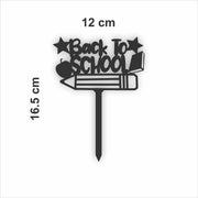 Back to School Topper –  Black Colour