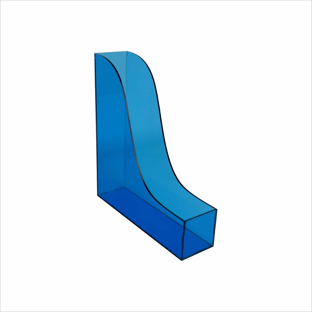 Transparent Blue Book Holder – Neat, Strong, and Stylish