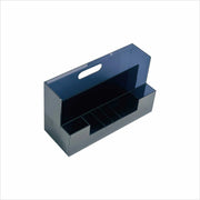 Acrylic Desk Organizer – Multiple Compartments (Black)