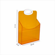 Clear Orange Book Holder & Carrier for Kids