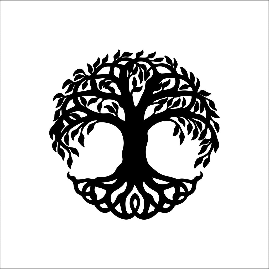 لوحة جدارية أكريليك سلتيك لشجرة الحياة – 40×40 سم |