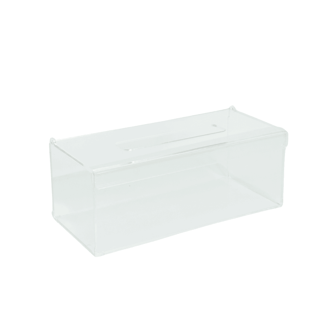 Transparent acrylic tissue holder for home and office

