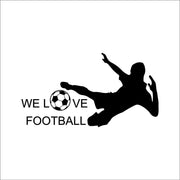 We Love Football – Acrylic Wall Art | Soccer Silhouette |Eplexi