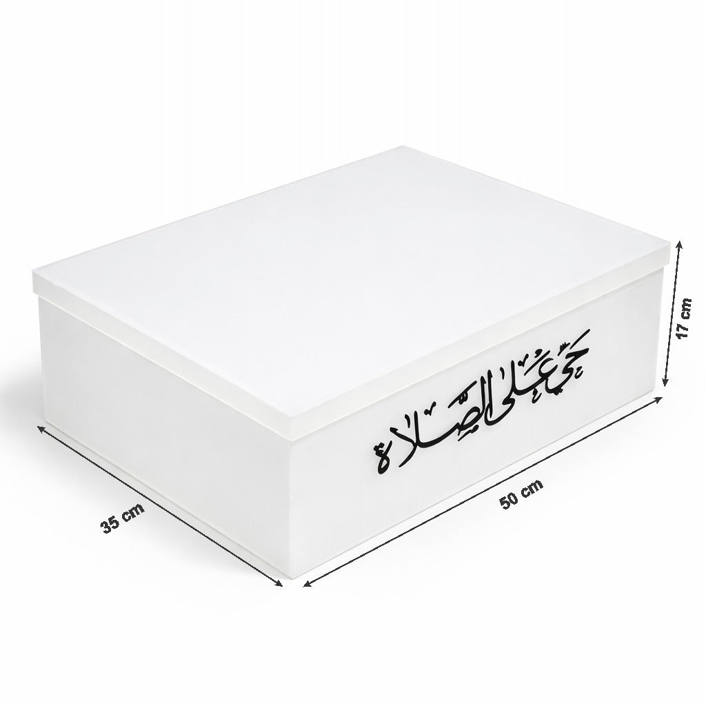 صندوق صلاة فاخر من الأكريليك المصنفر، صندوق تخزين