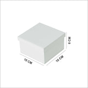 Compact white plexi box for small items – صندوق بلاكسي أبيض صغير للتخزين