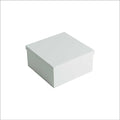 White acrylic box 20×20×10 CM for gifts and storage – صندوق أكريليك أبيض 20×20×10 سم