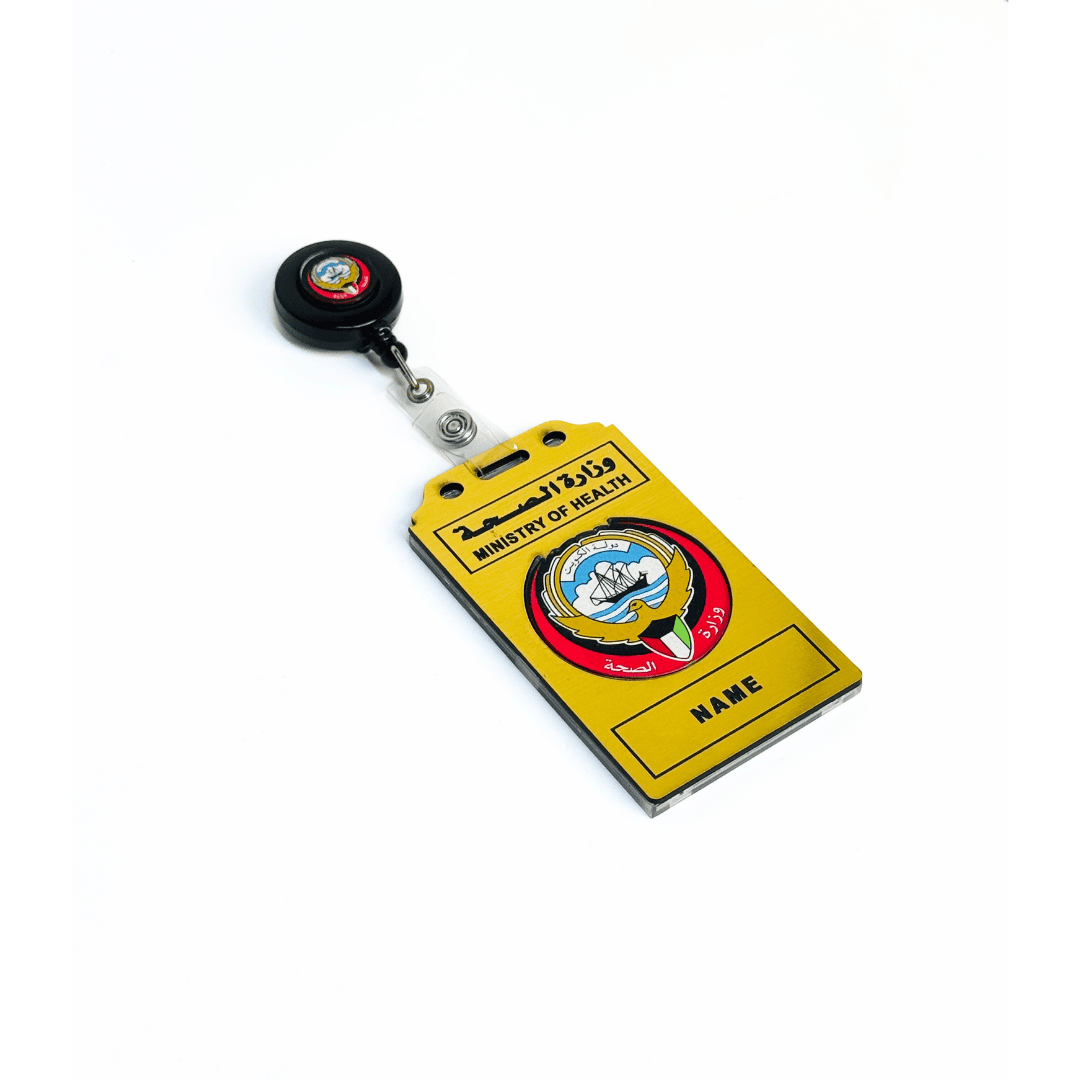 Custom ID card with personalized employee name, photo, and company logo, ideal for office staff, school staff, hospital badges, corporate events, and secure identification purposes, available in single and double-sided durable designs.