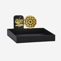 Acrylic Eid Tray – Black & Gold Serving Tray