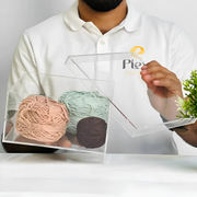 Clear Acrylic Box – 20×20×10 cm